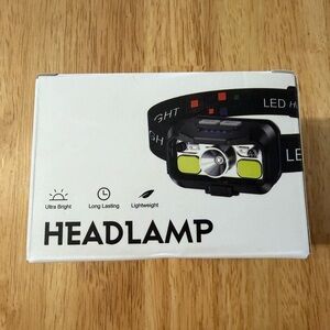 Headlamp Rechargeable, Super Bright Motion Sensor Head Lamp 2 Packs 1200 Lumens